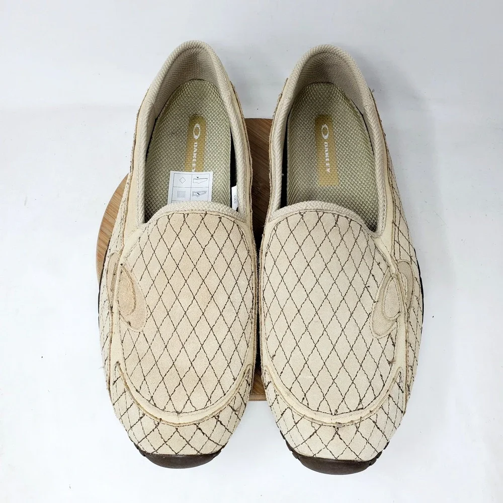 Oakley Humidor Loafer Mens 14 Tan Suede Retro Vintage Classic Slip On Shoes